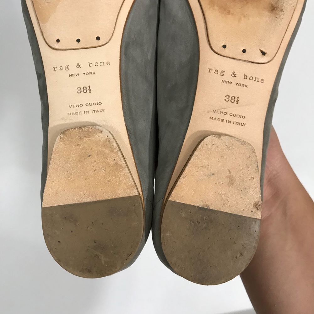 rag & bone Gray Suede Ballet Flats - Picture 5 of 8